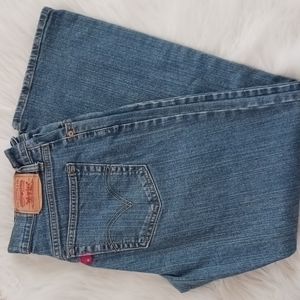 Levis 550 Relaxed Boot Cut Five Pocket Jeans